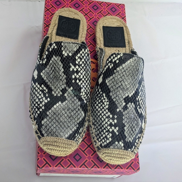 Tory Burch Max espadrille slide roccia natural diamond roccia print 7 - Picture 7 of 7